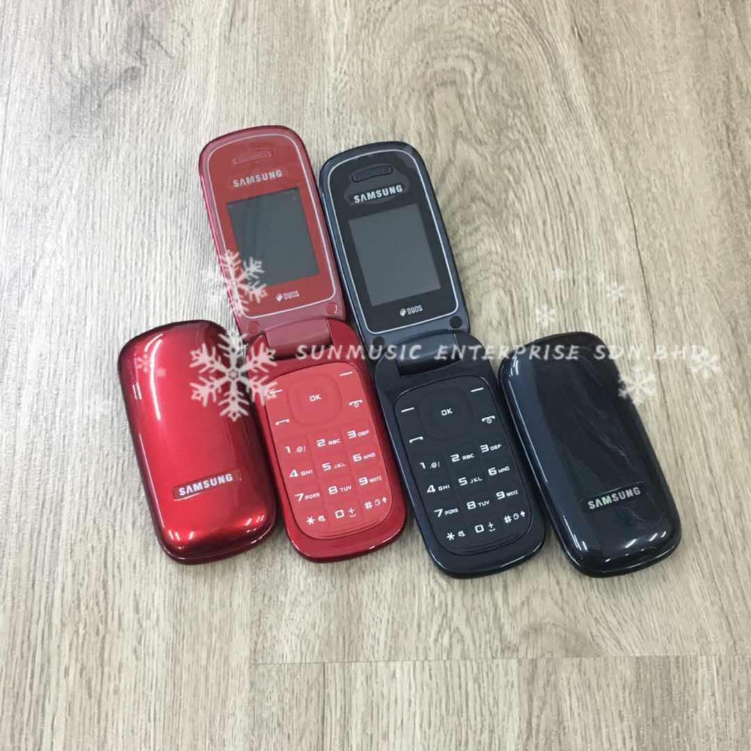 (BLACK)SAMSUNG E1272 95% NEW RECON REFURBISHED(READY STOCK)